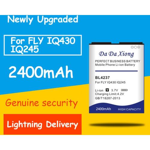 Newly Upgraded Safe And Durable 2400mAh BL4237 bl4237 Li-ion Phone Battery for FLY IQ245 IQ246 IQ430