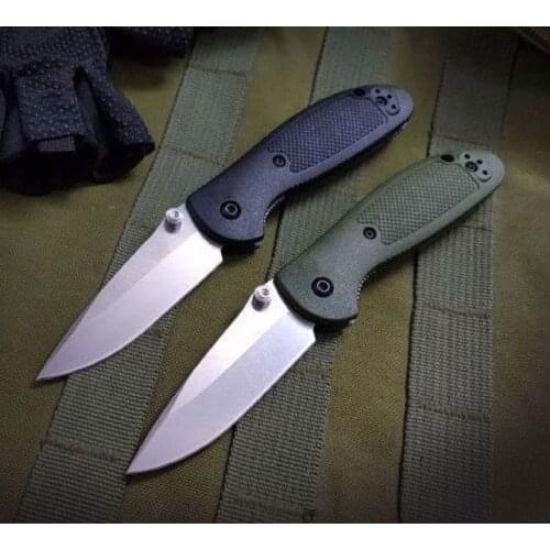 Butterfly In Knife BM556 440C Blade Nylon Fiberglass Plastic Handle Tactical Pocket Folding Knife Hunt Fishing EDC Survival Tool