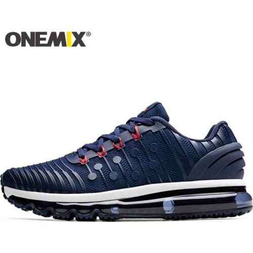 ONEMIX 2020 Air Cushion Sneakers For Men Running Shoes Women Jogging Shoes KPU Vamp Outdoor Trainers Walking Trekking Shoes