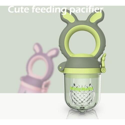 Baby Feeding Pacifier Silicone Food Supplement Soothing Pacifier Nipples For Newborns Fruit And Vegetable For Kids