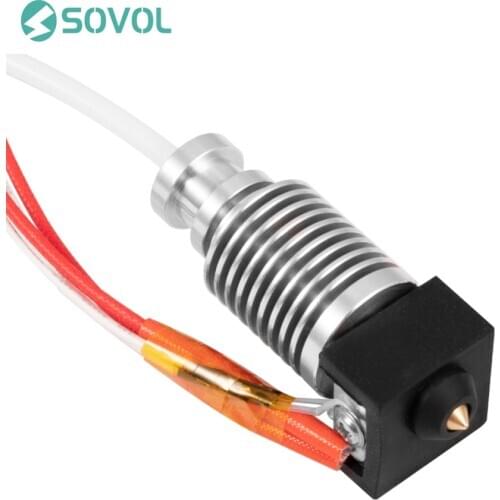 Sovol SV01 Extruder Hotend Kits 1.75mm Extruder 0.4mm Nozzle Aluminum Heat Block Hotend Kit Include Heatsink & Fan Shroud