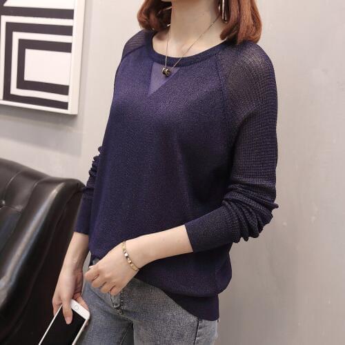 Plus Size XXXL 2021 Spring Female Knitted sweaters O neck Long Sleeve Solid Colors Casual pullover Loose Fashion Women Sweater