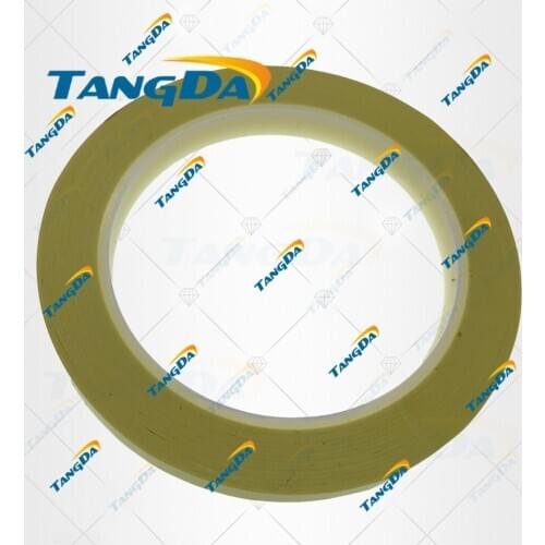 TANGDA 9mm*70M 70meter Yellow PET High Temperature Withstand Insulate Anti-Flame Adhesive Mylar Tape for Transformer Coil Wrap T