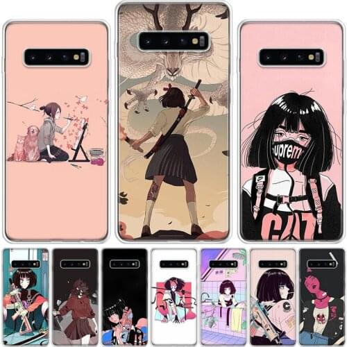 Vinne art drawing Phone Case For Samsung Galaxy A51 A71 A50 A70 A80 A90 A01 A6 A7 A8 A10 A10S A20S A20E A30 A40 Plus Cover