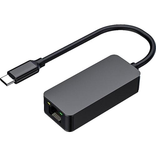 Wired 2500Mbps USB C 2.5G External Network Card Type-C To RJ45 Converter USB Ethernet Lan Adapter Hub For MacBook Pro Ethernet