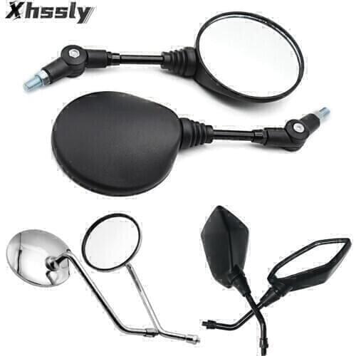 Motorcycle Mirror Scooter Rearview Mirrors 8mm 10mm For YAMAHA Nmax 125 Mt 07 Vino Mt03 R1 2007 Dragstar 650 Tdm 900 Ttr250 R25