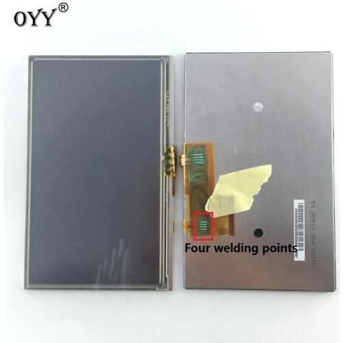 5.0" inch 67pin Four welding points LCD Screen GPS display Touch screen digitizer for Garmin Nuvi 1400LM 2515 2545 2555 2597lm