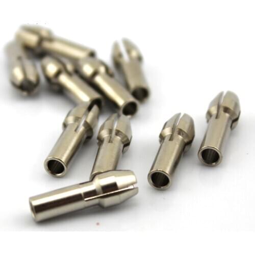10pcs Brass Drill Chuck 6x18mm Drill clip Copper core 1.2mm DIY Shaft Core Drill Accessories