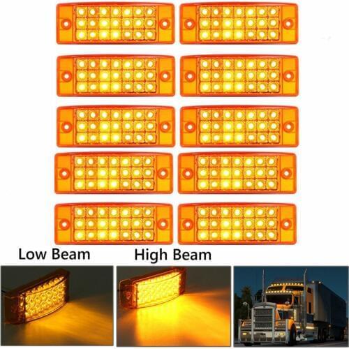 10PCS Amber Side Marker Light 12v LED Light Truck Trailer Lights LED Lamp Truck LED Marker Trailer Light Side Marker For Trailer