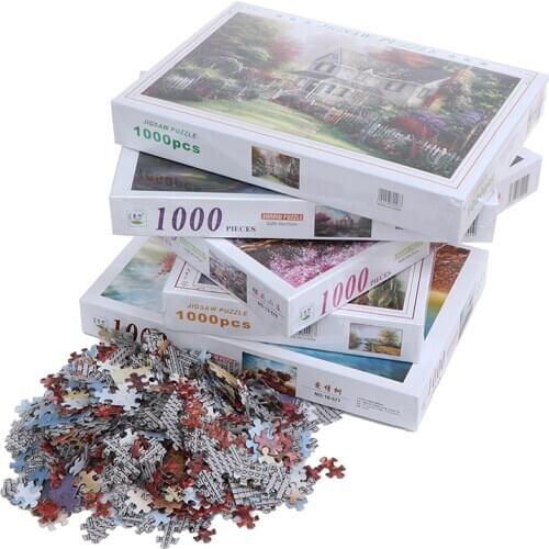 Newest 1000 Pieces Puzzle Game Assembling Puzzles for Adults Kid Puzzle Educational Toy