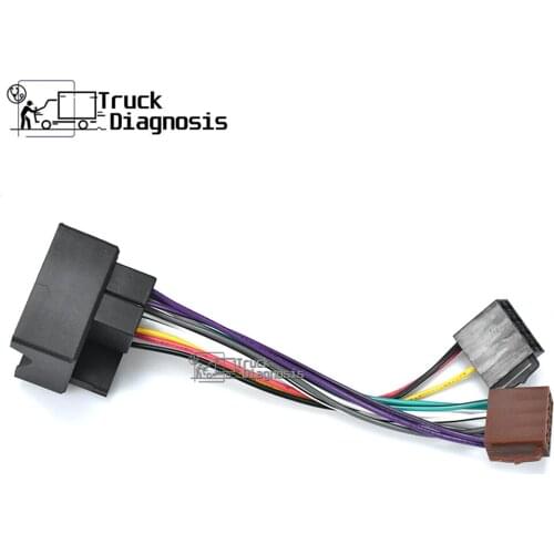 12-026 Car ISO Radio Adapter cable For Citroen C2 C3 C4 C5 Peugeot All Models Auto Stereo Connector Lead Loom Power Cable Plug