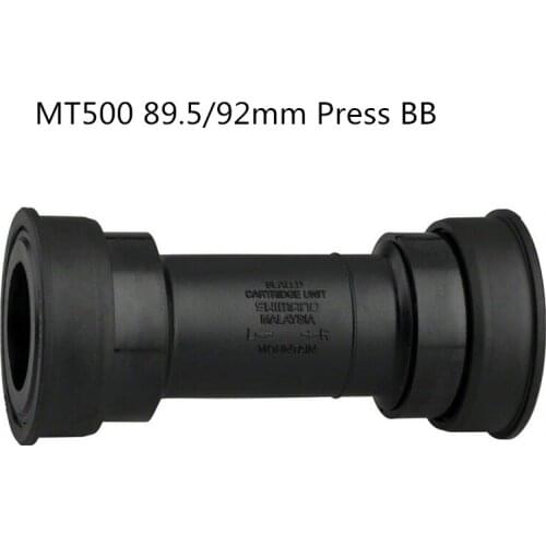 SM-BB52 68mm /73mm MT500 89.5/92mm Press BB MTB Bottom Bracket Cycling Bearing Round Middle Shaft Axis With Screw