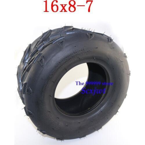 16x8-7 Tubeless Tire fits Beach Car Go Kart UTV Quad Bike buggy Utility Vehic 16x8-7 vacuum tyre for 70cc 90cc 110cc 125cc