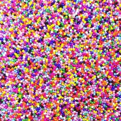 1000pcs Real Glass Bead Loose Beads For DIY Necklace Bracelet Jewelry Accessories Colorful New High-quality