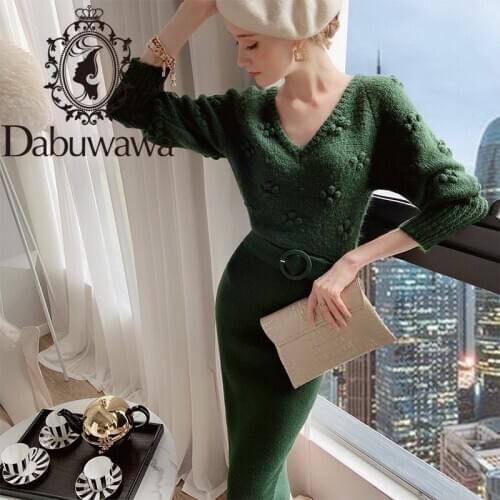 Dabuwawa Fashionable Knitted Dresses