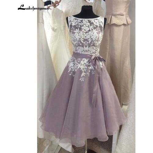 Elegant Lace Short Formal Mother of the Bride Dress Evening Party Gowns vestidos de noivas