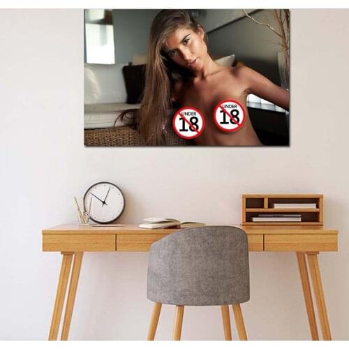 Adult Model Wallpaper Sexy Young Girl Photo Wall Art Posters and Prints Canvas Art Painting For Room Decor