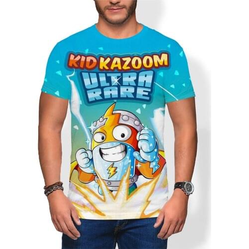 Anime Game Super Zings 3D T Shirt Kids Toddler Summer Tee Streetwear Short Sleeve Casual T-Shirt Superzings Children Cloth Tops