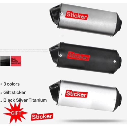 28mm 32mm 38mm Motorcycle Exhaust Muffler Pipe For Honda Yamaha Kawasaki 110cc 125cc 150cc 160cc Dirt Pit Bike ATV