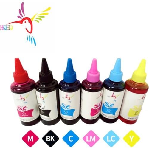 HQHQ 6 Colors/Set 100ml Advanced High Quality Water Based Dye Ink Exclusively Used For EPSON D700 Printer