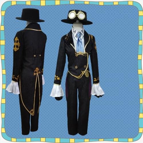 Game Identity V Cosplay Costumes Survivor Mechanic Tracy Reznik Cosplay Costume Puppeteer Skin Uniforms Black Suits for Party