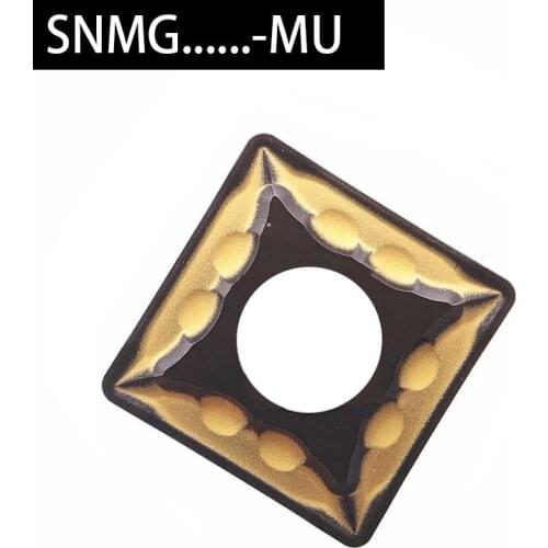 Square Type CNC Carbide Inserts SNMG -MU SNMG120408N SNMG120412N SNMG190612N For Turning Tool Holder Machine Lathe Cutter