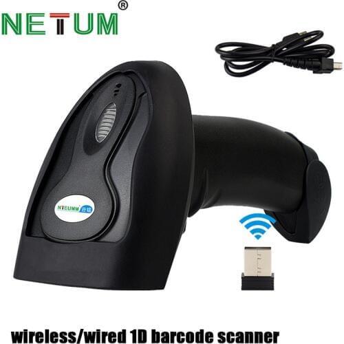 K2 Wireless 2.4G Laser Barcode Scanner Wired 1D Barcode Reader USB Interface Portable Handheld Scanner Drop Shipping