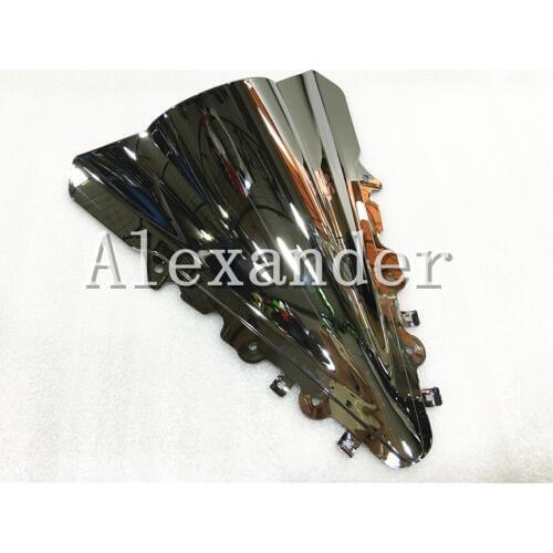 HotSale For Yamaha YZF R15 2013 2014 2015 2016 silver Windshield WindScreen Double Bubble yzf r15 R 15 13 14 15 16