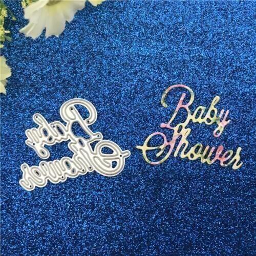Metal Cutting Dies Baby Shower Stencil Scrapbooking Photo Album Card Paper Embossing Craft DIY