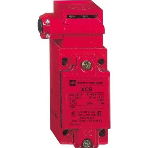 XCSB703 Metal safety switch XCSB - 2 NC + 1 NO - slow break - 1 entry tapped 1/2" NPT