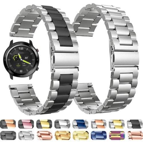 Metal Watchband for TicWatch 2 3 GTX S2 E2 Bracelet Wrist Strap for TicWatch Pro 3 Band Stainless Steel Wrist Bands 20mm 22mm