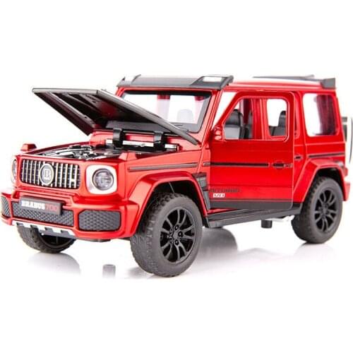 1:32 Boxed Brabus G700 ORV Car Alloy Diecast Model Vehicle with Lights Sounding Pull-back Effect Toy Kids Gift Collection
