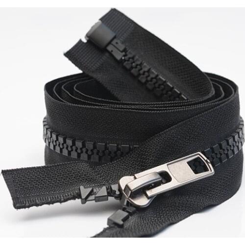 10# 20# resin zippers length custom 20pcs 3m 8pcs 2.5m in size10 5pcs 3m in size20 tent zipper black color