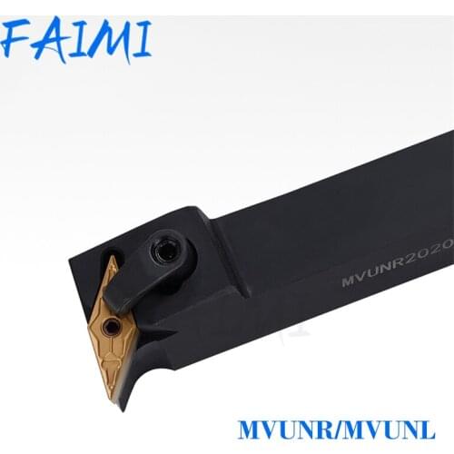 MVUNR1616H16 Cylindrical Turning Tool CNC Lathe MVUNL2020K16 External Turning Tool 95 Degree Carbide Inserts CNC Holder Tool