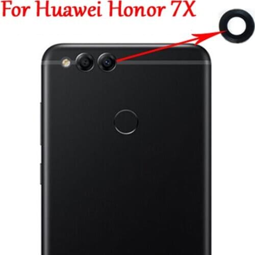 2PC 100% New Original Rear Back Camera Glass Lens Cover with Adhesive For Huawei Honor 7X Fast Ship
