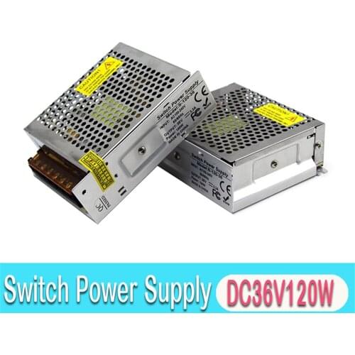 Variable DC36V 3.3A 120W Switching Power Supply 110V 220V AC-DC 36V SMPS For LED Strip Light Display CCTV Advertisement Stepper