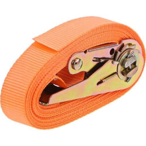Porable Heavy Duty Tie Down Cargo Strap Luggage Lashing Strong Ratchet Strap Belt With Metal Buckle