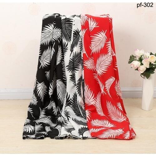 Printed Polyester Crepe Chiffon Fabric Custom-made Impermeable crepe Material