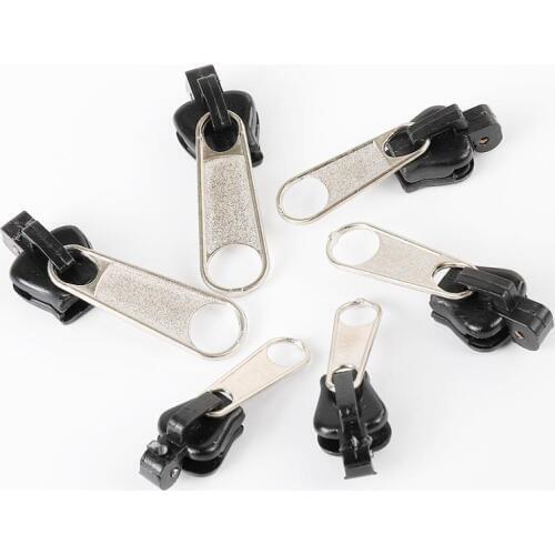 Popular 6pieces universal instant repair zipper repair kit replaces zipper sliding tooth zipper