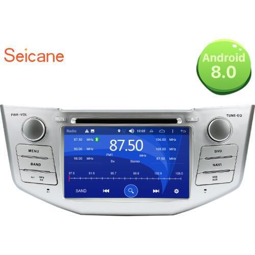 Seicane 7" 2din HD Touchscreen Android 8.0 DVD Multimedia Bluetooth GPS for Toyota Harrier Toyota Harrier lexus rx300 330 350