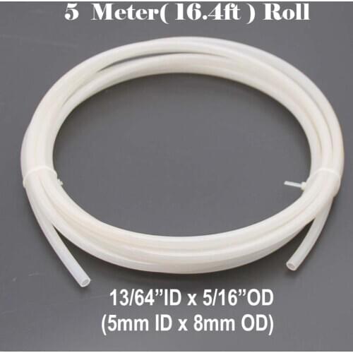 13/64”(5mm)ID x 5/16”OD(8mm) PE Tubing Food Grade 5meter length Roll Homebrew Draft Beer Beer & Gas Tube