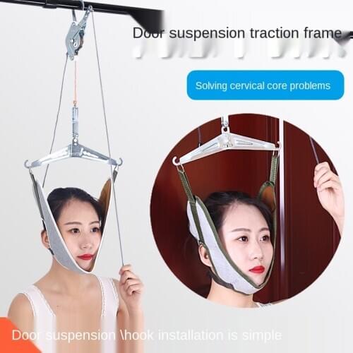 Cervical tracer A domestic stretch-medical cervical spondylopathy treatment device neck orthotics traction frame