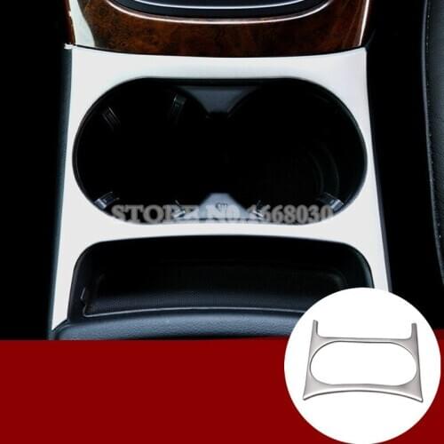 Interior Console Water Cup Holder Moulding Cover Trim 1pcs For Audi Q5 8R 2009-2015 Car accesories interior Car Trim