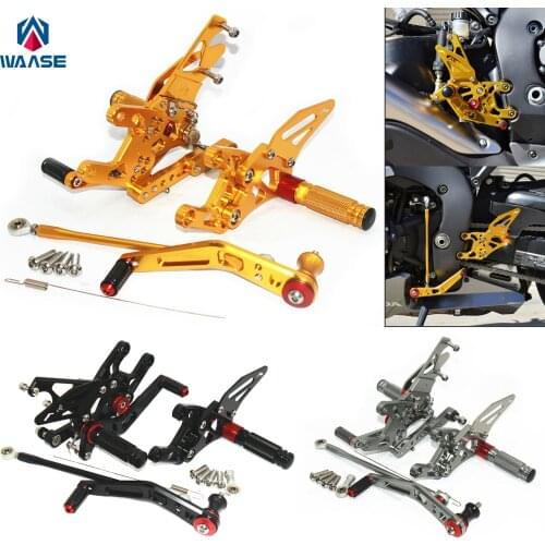 Waase Motorcycle Adjustable Rearset Footrests Foot Rest Pegs Rear Set For HONDA CBR1000RR CBR 1000 RR Fireblade SC59 2008-2016