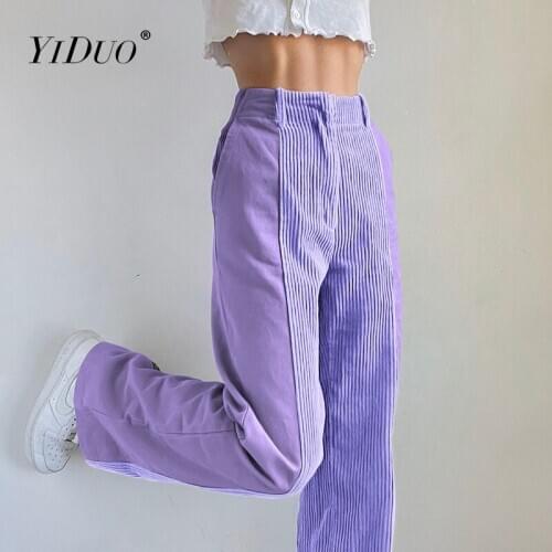 YIDUO Women's Straight Trousers