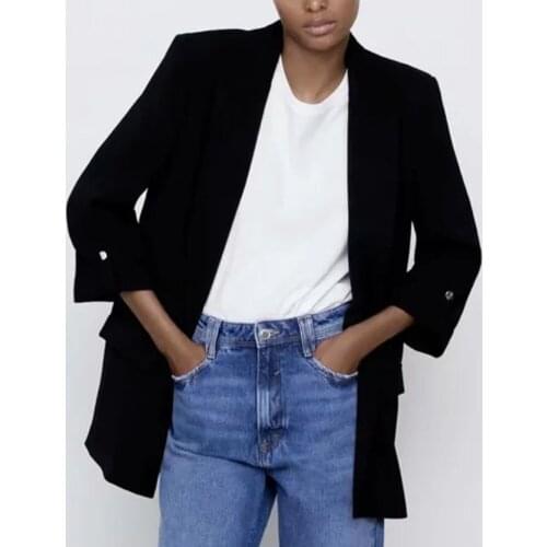 Zary Daisy Women's Blazers With Short Sleeves