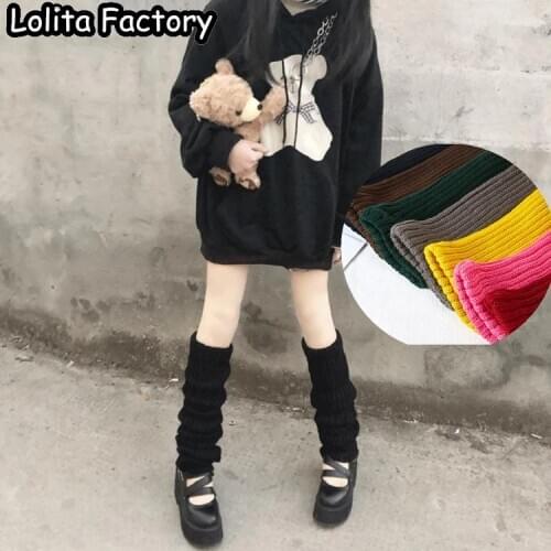 Over knee Women GIRL Knit Boot Cuffs Leg Warmers Womens Socks Gaiters Hollow Boot Covers JK UNIFORM Leg warmers Boot Toppers