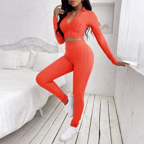 Autumn Winter 2/3PCS Seamless 2021 Women Yoga Set Workout Sportswear Gym Fitness Crop Top High Waist Leggings Sports Suits