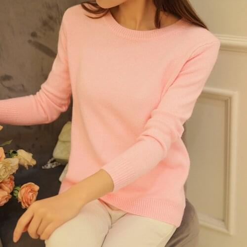 0.3 Autumn Spring Sweater Female Knitted Jersey Jumper Women Cashmere Pullover Tricot Pull Femme