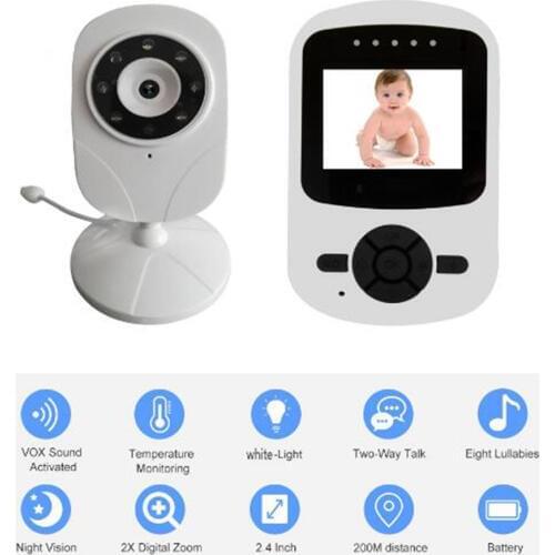2.4 Inch LCD Display Portable Wireless Intercom Baby Monitor